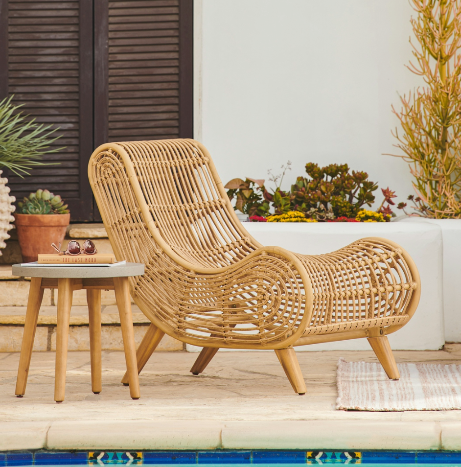 Wicker Lounge Chair