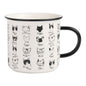 Cat Mugs, Set of 4