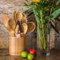 Bamboo Kitchen Utensil Holder