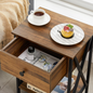 Bedside Table with Charging
