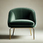 Velvet Accent Chair